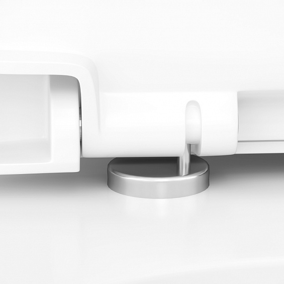 Унитаз подвесной безободковый с инсталляцией AM.PM Like IS301.801700 сиденьем микролифт, белой механ. клавишей-4