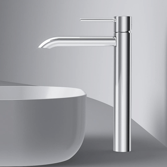 Смеситель для раковины (умывальника) AM.PM Libre F6092000 высокий хром-5