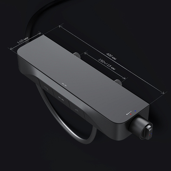 Смеситель для душа AM.PM Func F8F10522 черный-6