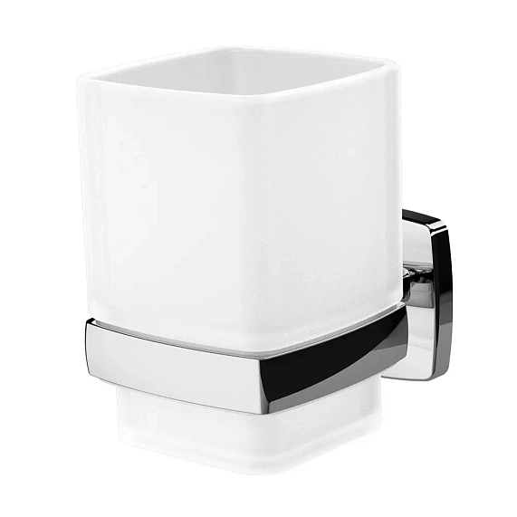 Стакан для зубных щеток настенный AM.PM Gem A9034300 стеклянный, хром-5